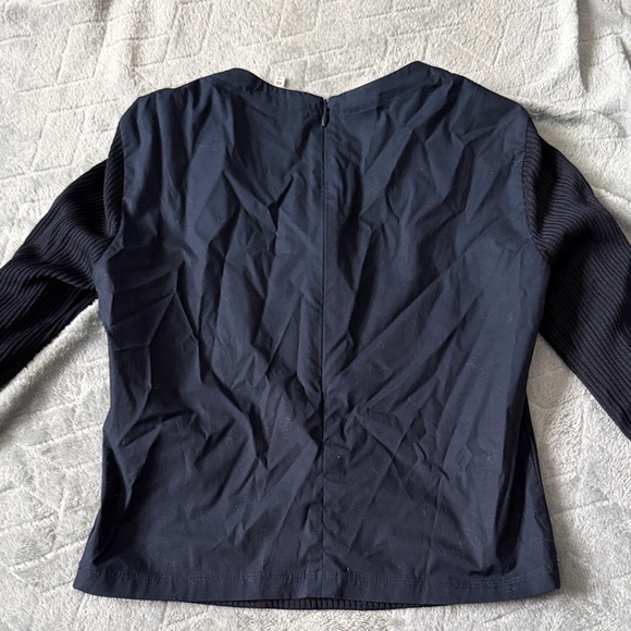 3.1 Phillip Lim Blue Long-Sleeve Top with Pearl Details—Size XS - Picture 8 of 11